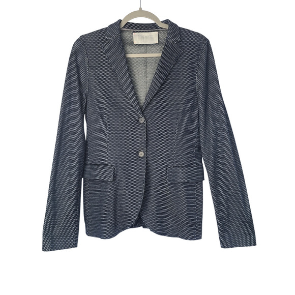 Harris Wharf London Women's Lightweight Cotton Raw Edge Blazer Size IT 46/ US 10 - Picture 1 of 6
